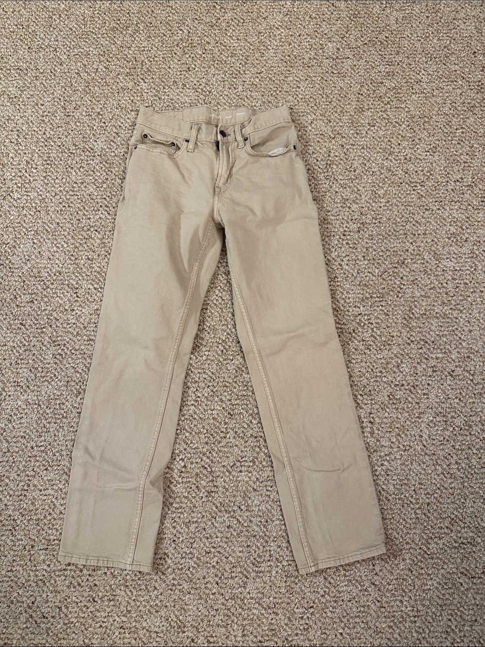Old Navy Tan Straight-Leg Pants 28x30